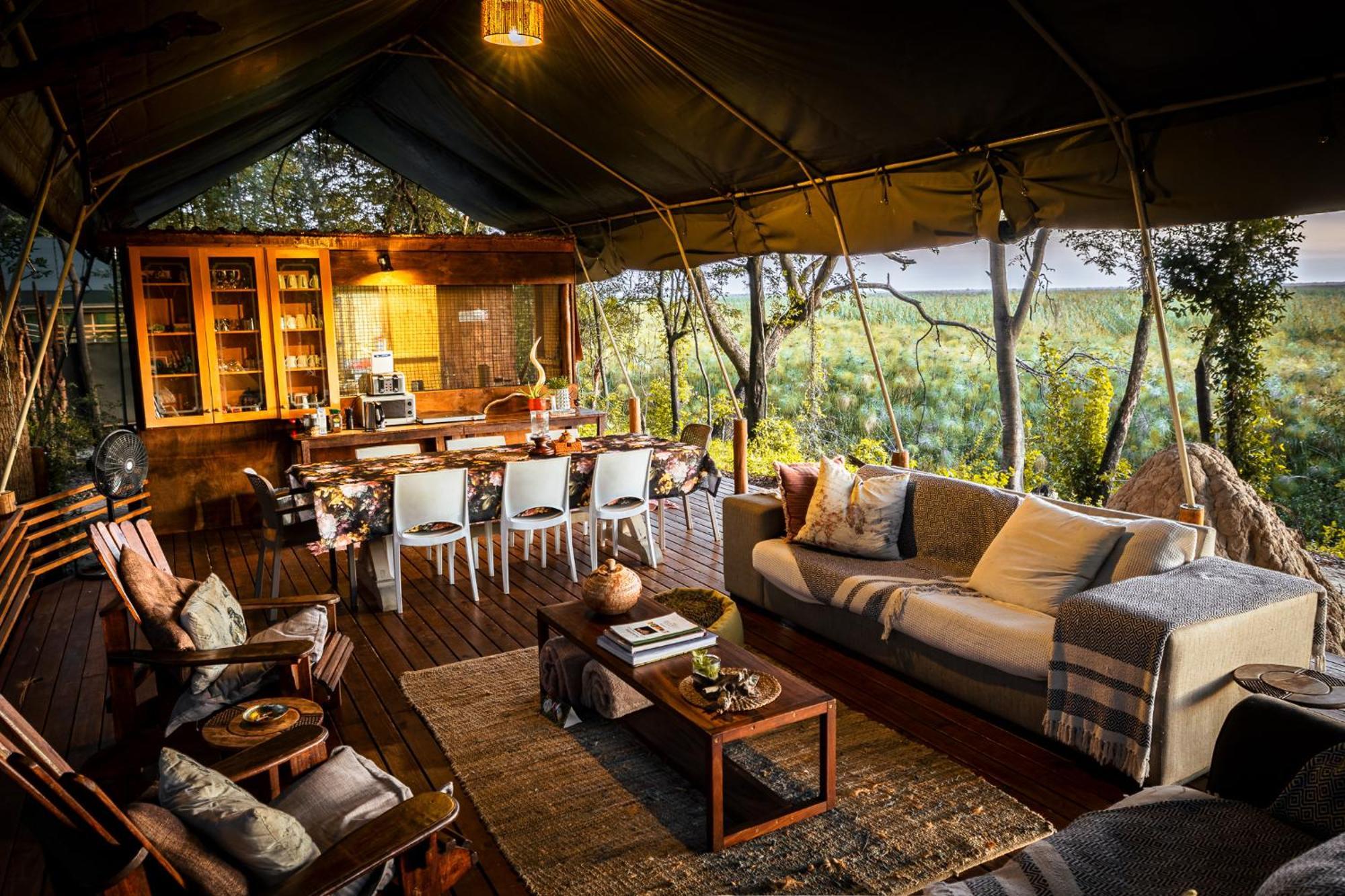 Askiesbos - Samochima Bush Camp Shakawe Luaran gambar
